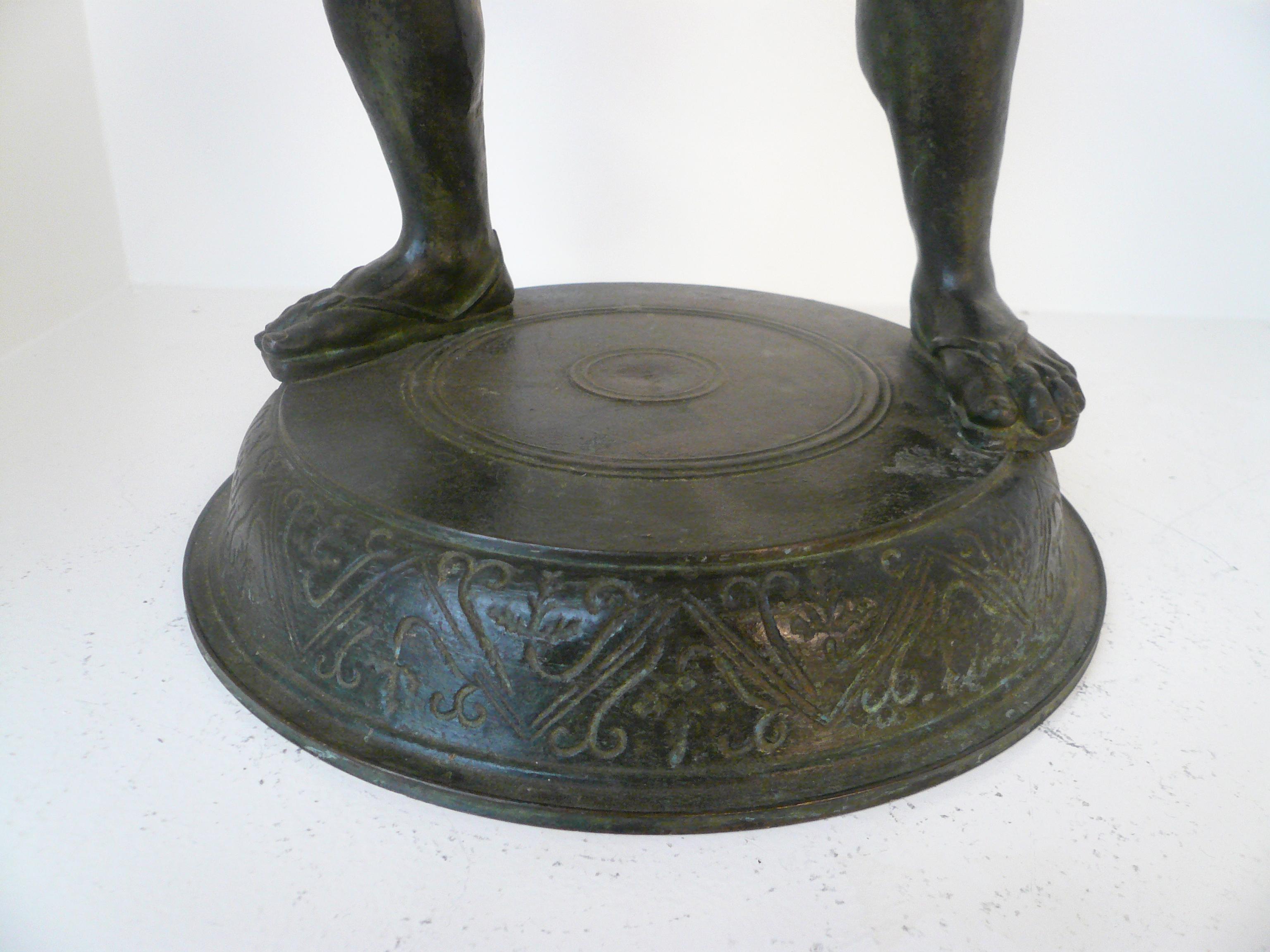 19th Century Italian Grand Tour Bronze Figure of Silenus, God of Wine For Sale 5