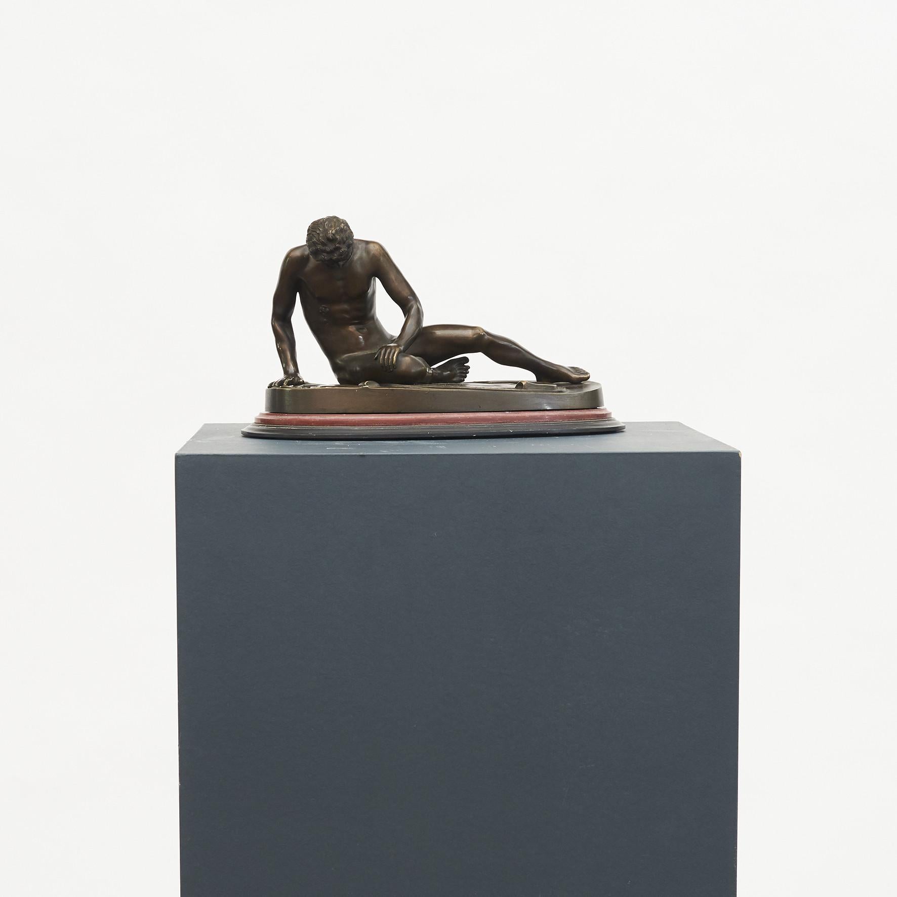 'Grand Tour' bronze sculpture. 