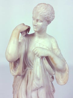 19th Century Italian Grand Tour Carved Marble Statue