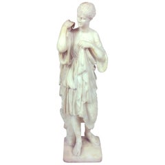 19th Century Italian Grand Tour Carved Marble Statue