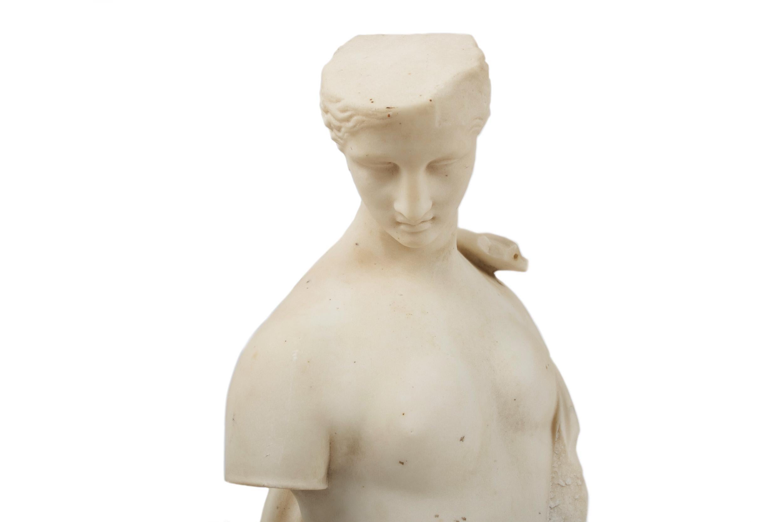 19th Century Italian Grand Tour Marble Sculpture 