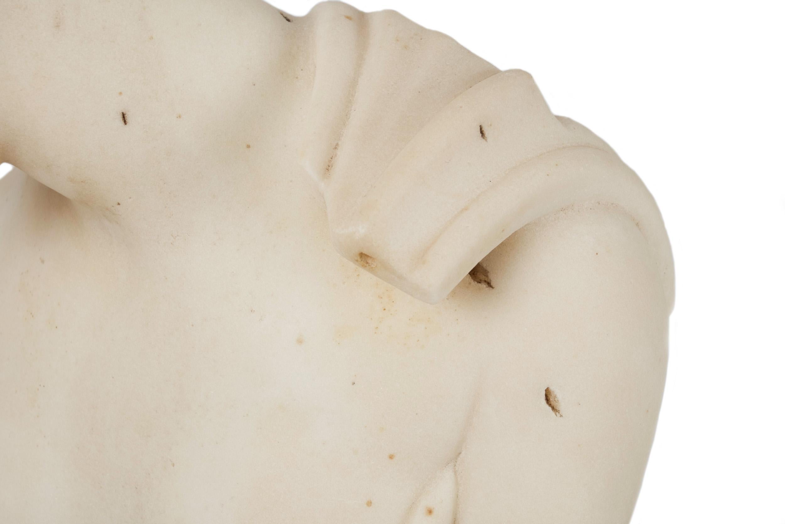 19th Century Italian Grand Tour Marble Sculpture 