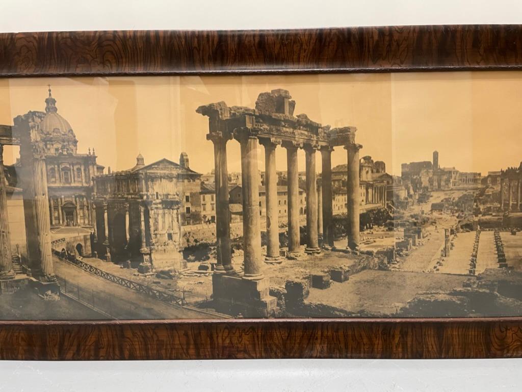 19th Century Italian Grand Tour Photograph of the Roman Forum For Sale 2
