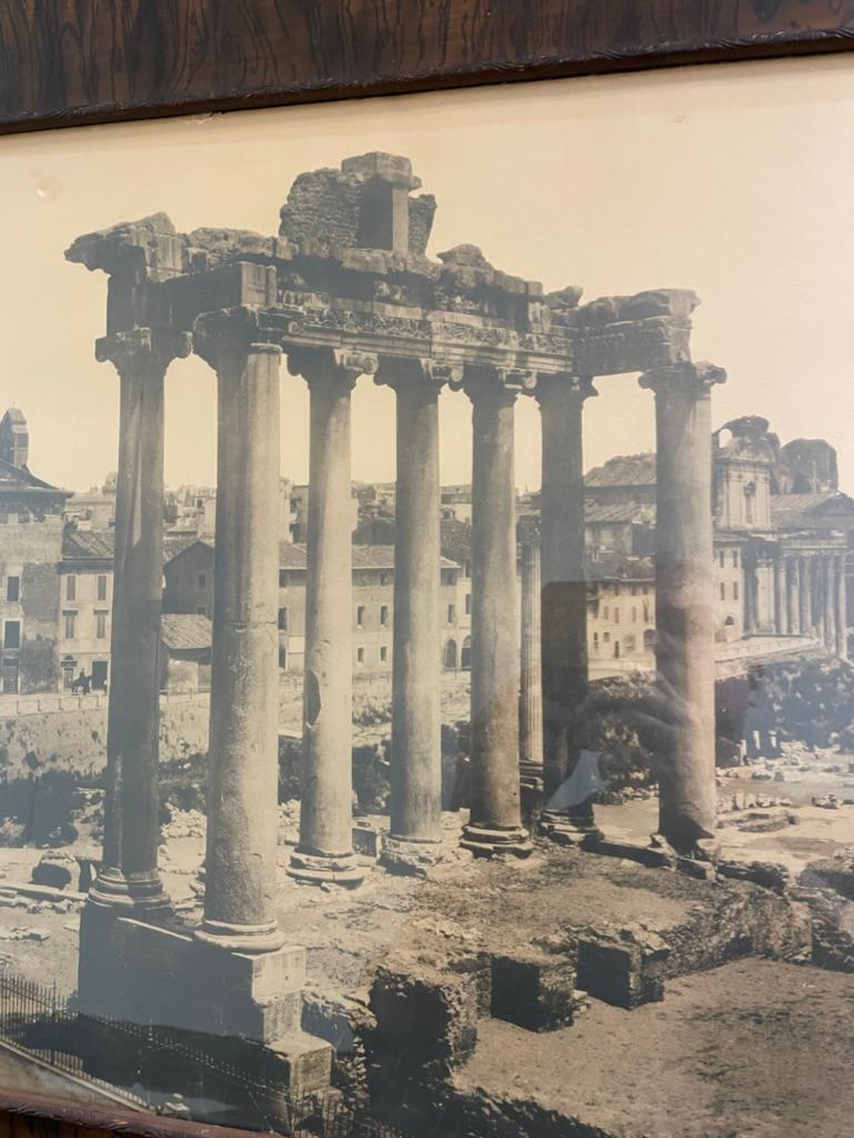 19th Century Italian Grand Tour Photograph of the Roman Forum For Sale 4