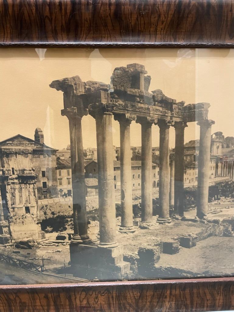 Italienische Grand Tour-Fotografie des römischen Forums aus dem 19. Jahrhundert im Zustand „Gut“ im Angebot in Stamford, CT