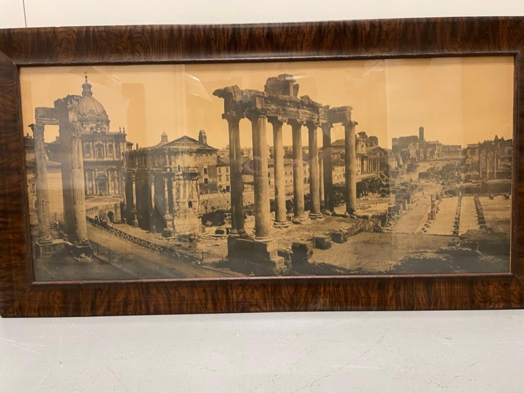 19th Century Italian Grand Tour Photograph of the Roman Forum For Sale 1