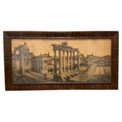 Antique 19th Century Italian Grand Tour Photograph of the Roman Forum