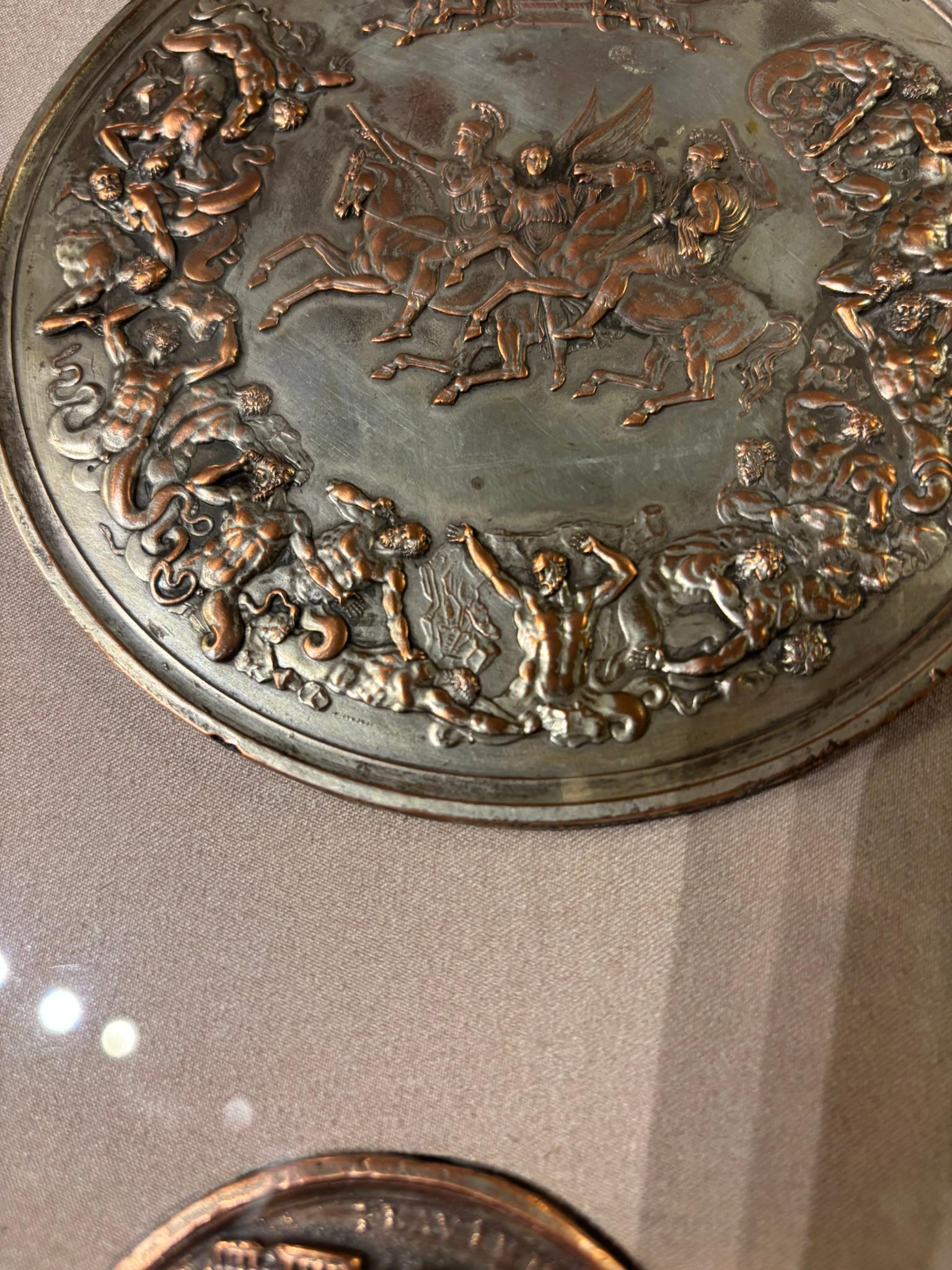 Ensemble de médailles de portraits des 12 empereurs romains du 19e siècle, Grand Tour d'Italie en vente 2