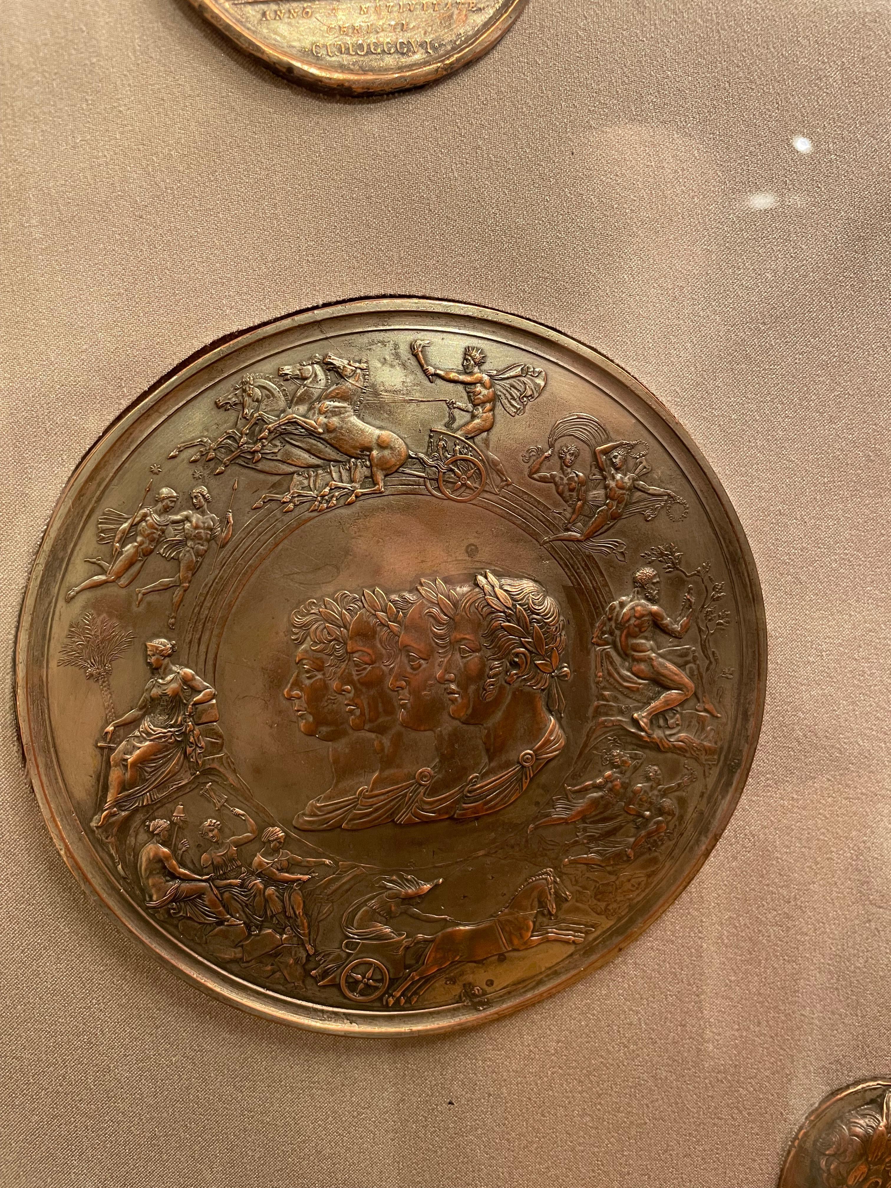 Set di medaglie con ritratto dei 12 imperatori romani del 19° secolo in vendita 1