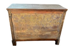 19th Century Italian Hand-Painted Carlo X Pine Buffet, 123 cm Wide