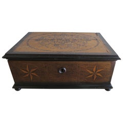 19th Century Italian Inlaid Bible Box