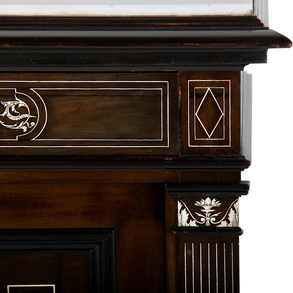Renaissance Revival 19th Century Italian Inlaid Cabinet