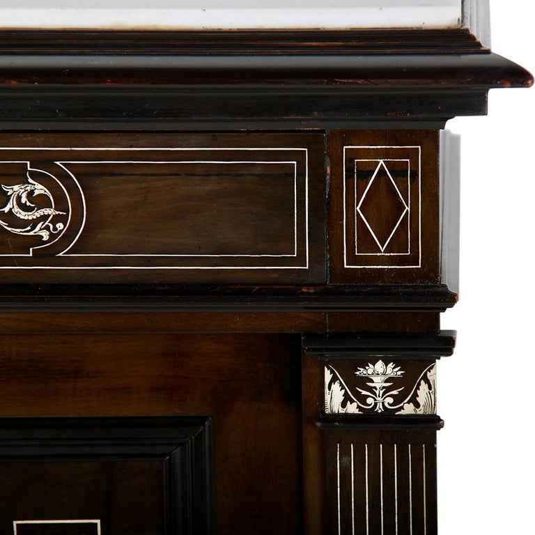 Renaissance Revival 19th Century Italian Inlaid Cabinet For Sale