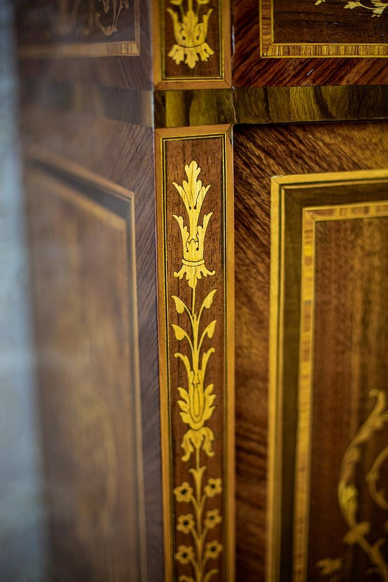 Wood 19th-Century Italian Inlaid Cabinet