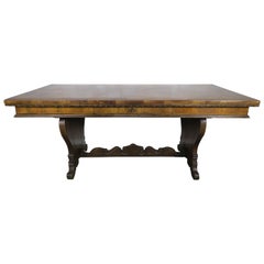 19th Century Italian Inlaid Partners Desk