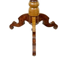 19th century Italian inlaid walnut Sorrento table