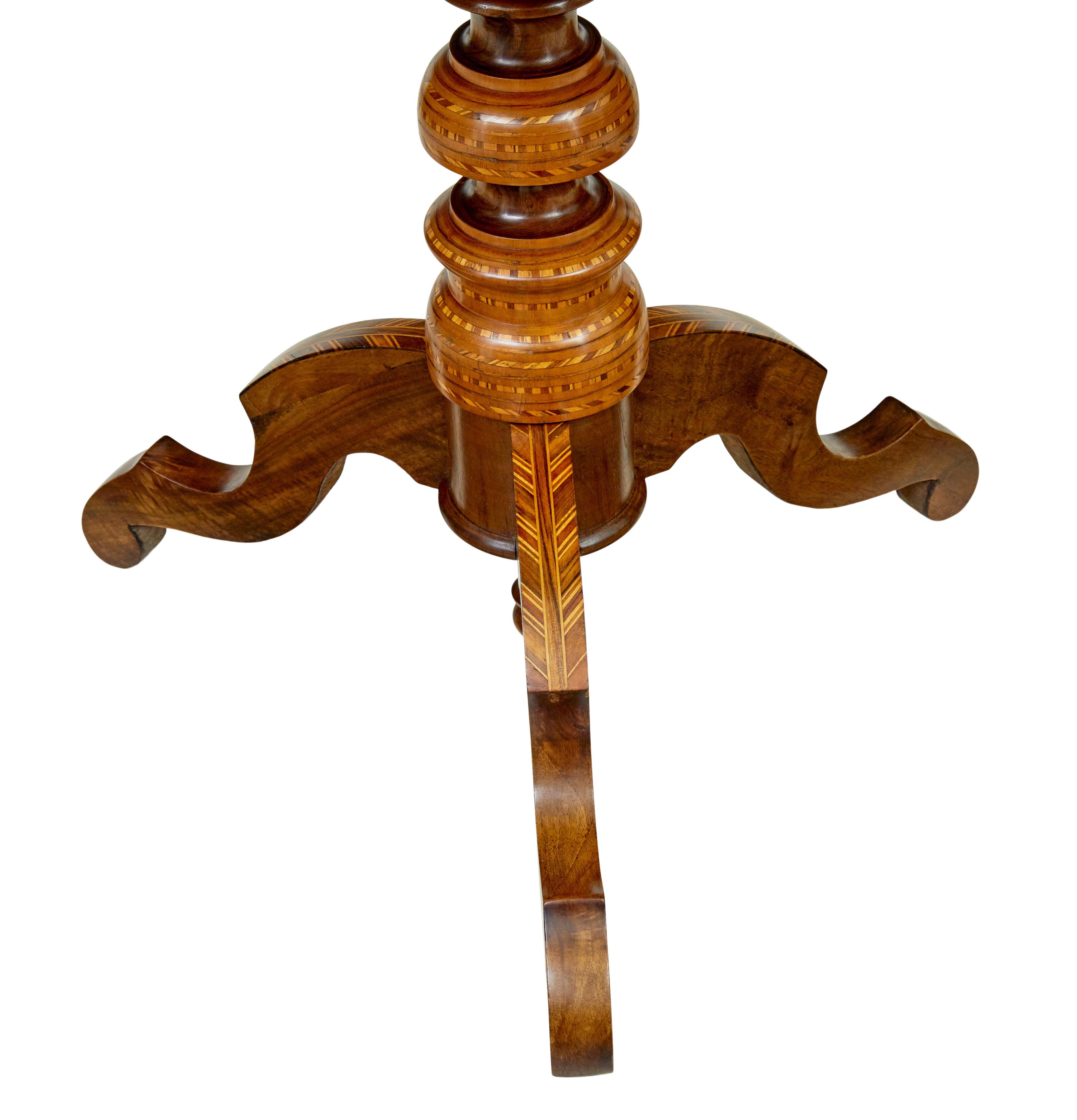 XIXe siècle Table sorrento italienne du 19ème siècle en vente