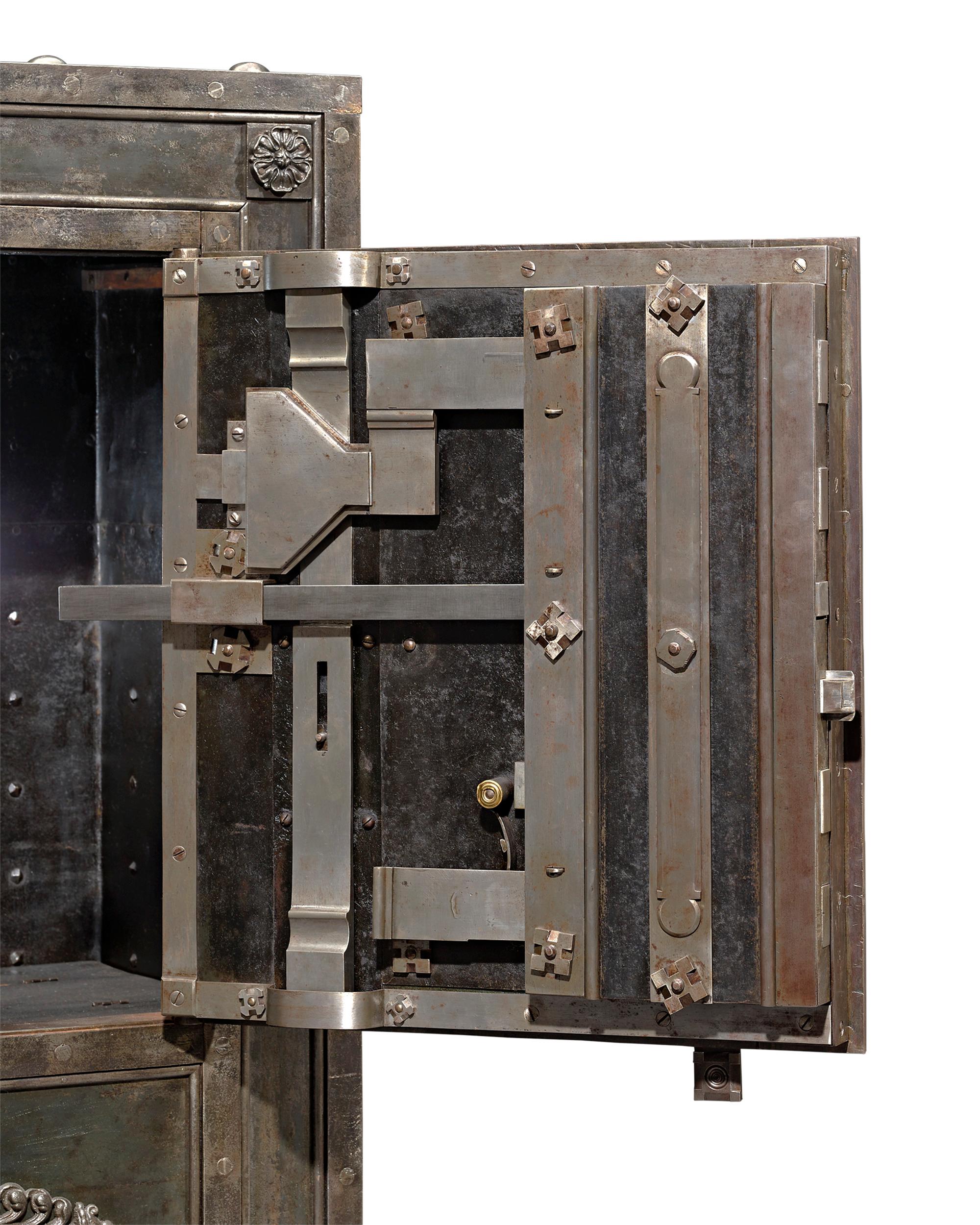 19th Century Italian Iron Safe In Good Condition In New Orleans, LA
