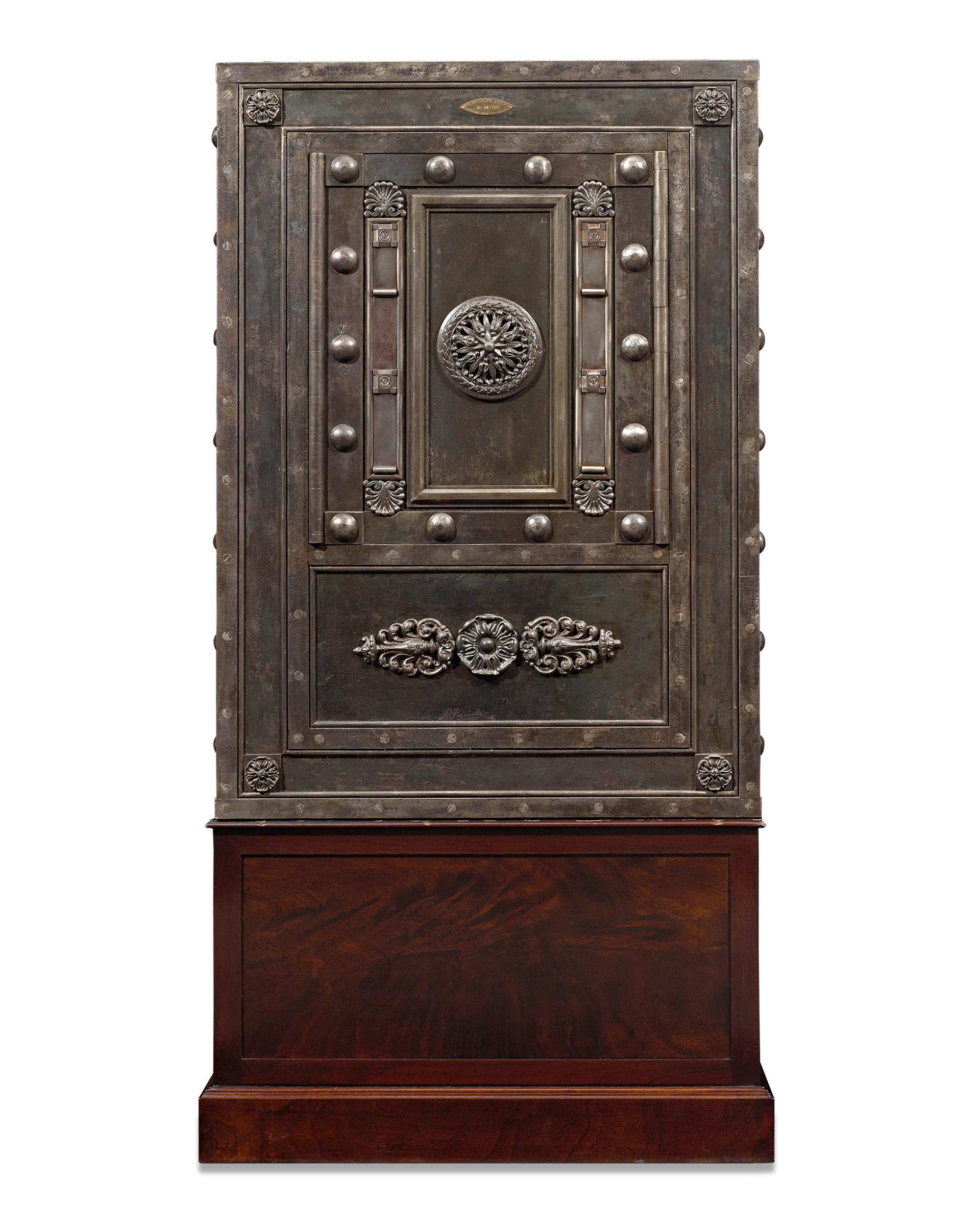 19th Century Italian Iron Safe 3