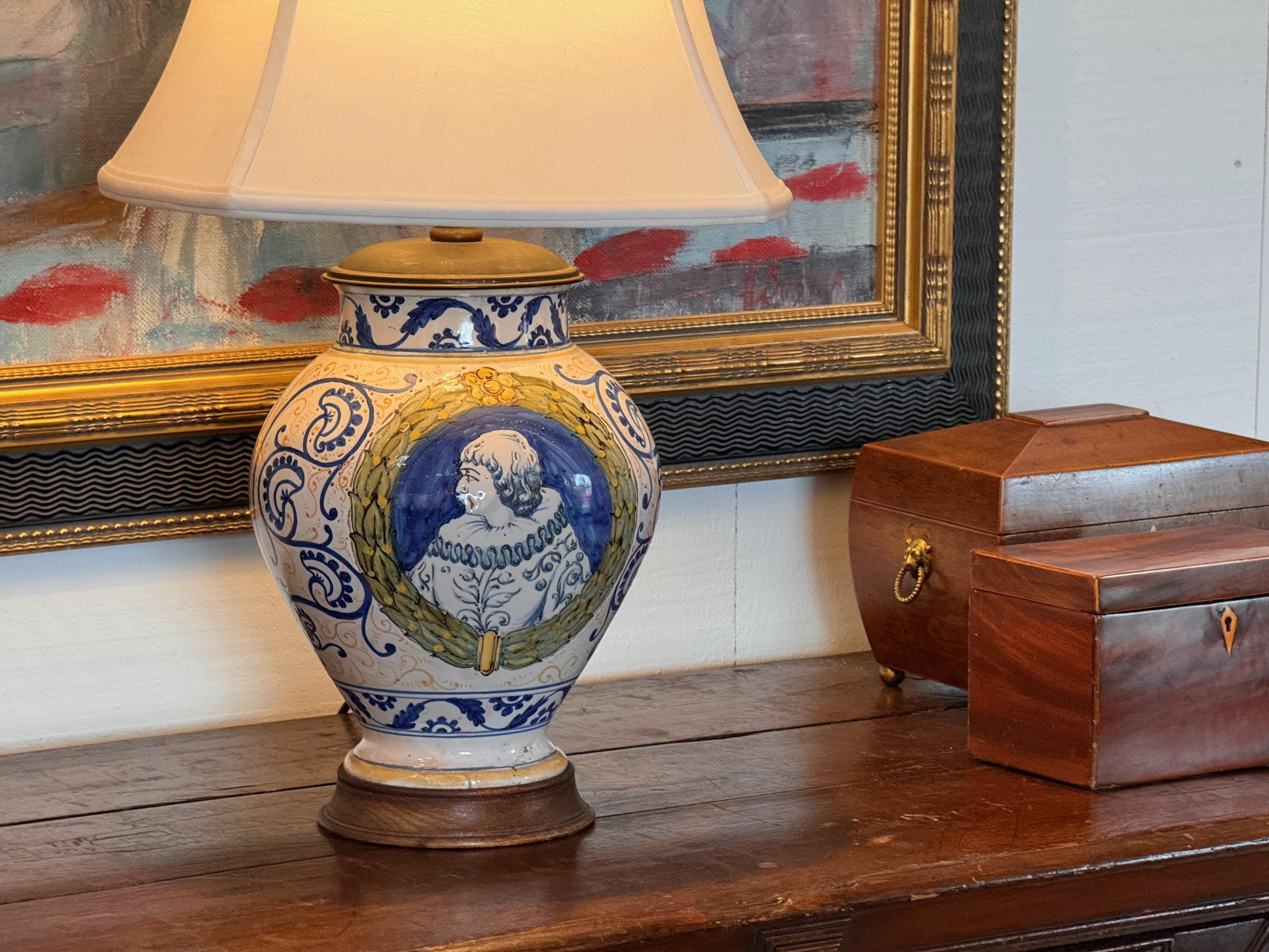 Lampe italienne du 19ème siècle en vente 1