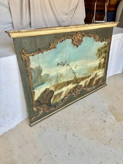 19th Century Italian Landscape Oil on Panel Painting