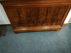 19th Century Italian Light Brown Walnut Bookcase