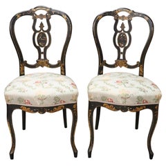 19th Century Italian Louis Philippe Antique Pair of Chairs