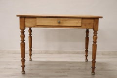 19th Century Italian Louis Philippe Cherry Wood Writing Desk