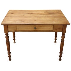 19th Century Italian Louis Philippe Cherry Wood Writing Desk