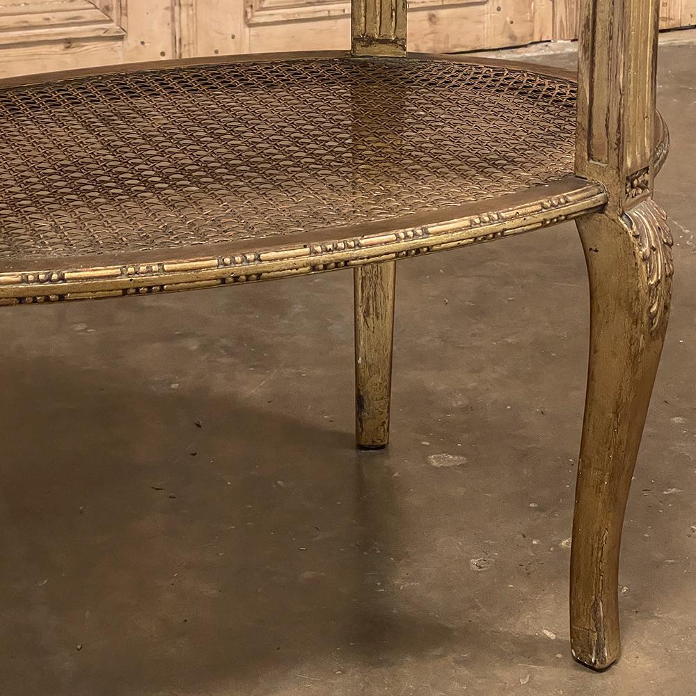 19th Century Italian Louis XVI Oval Marble Top End Table For Sale 6