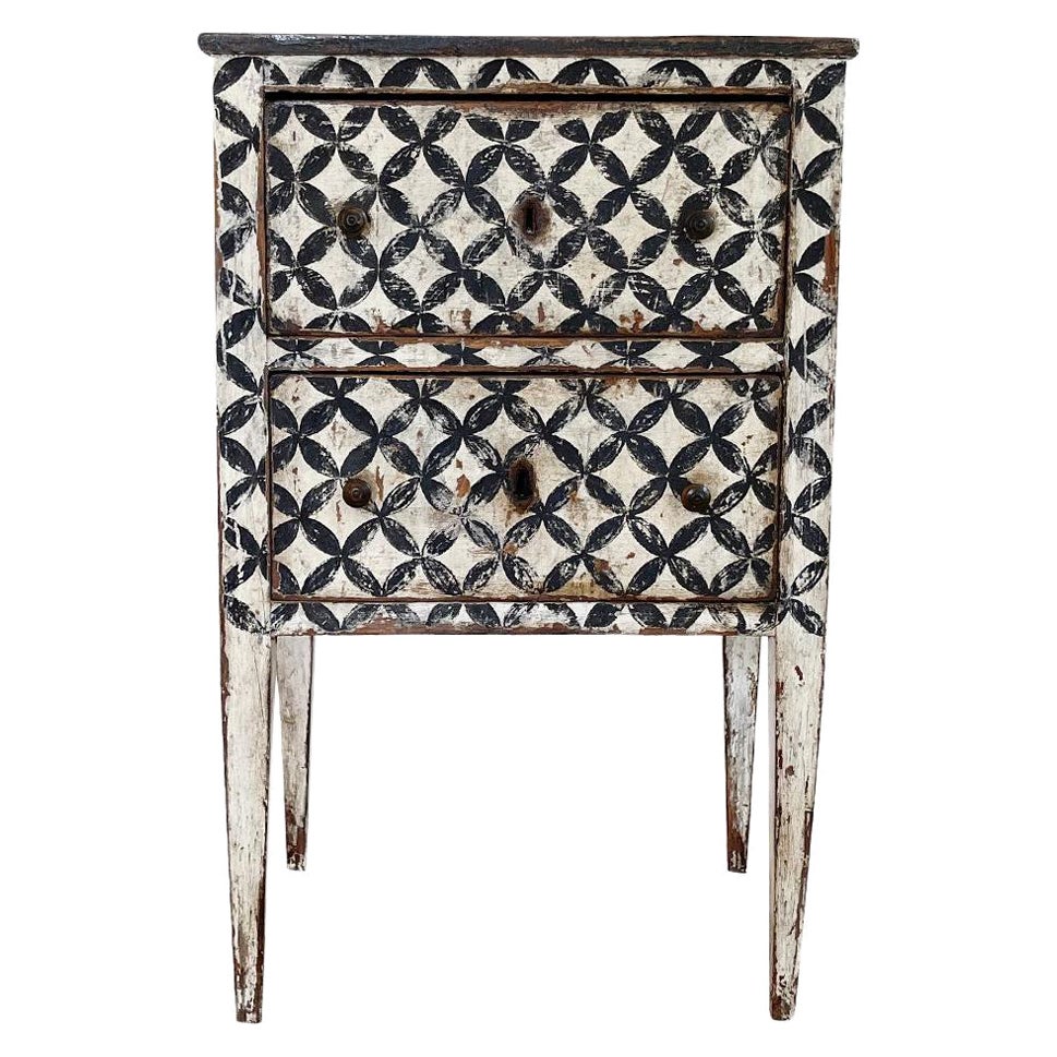19th Century Italian Louis XVI Pinewood Cabinet Arte Povera, Antique Chest