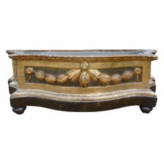 Jardinera de Madera Tallada Estilo Luis XVI Italiano Siglo XIX