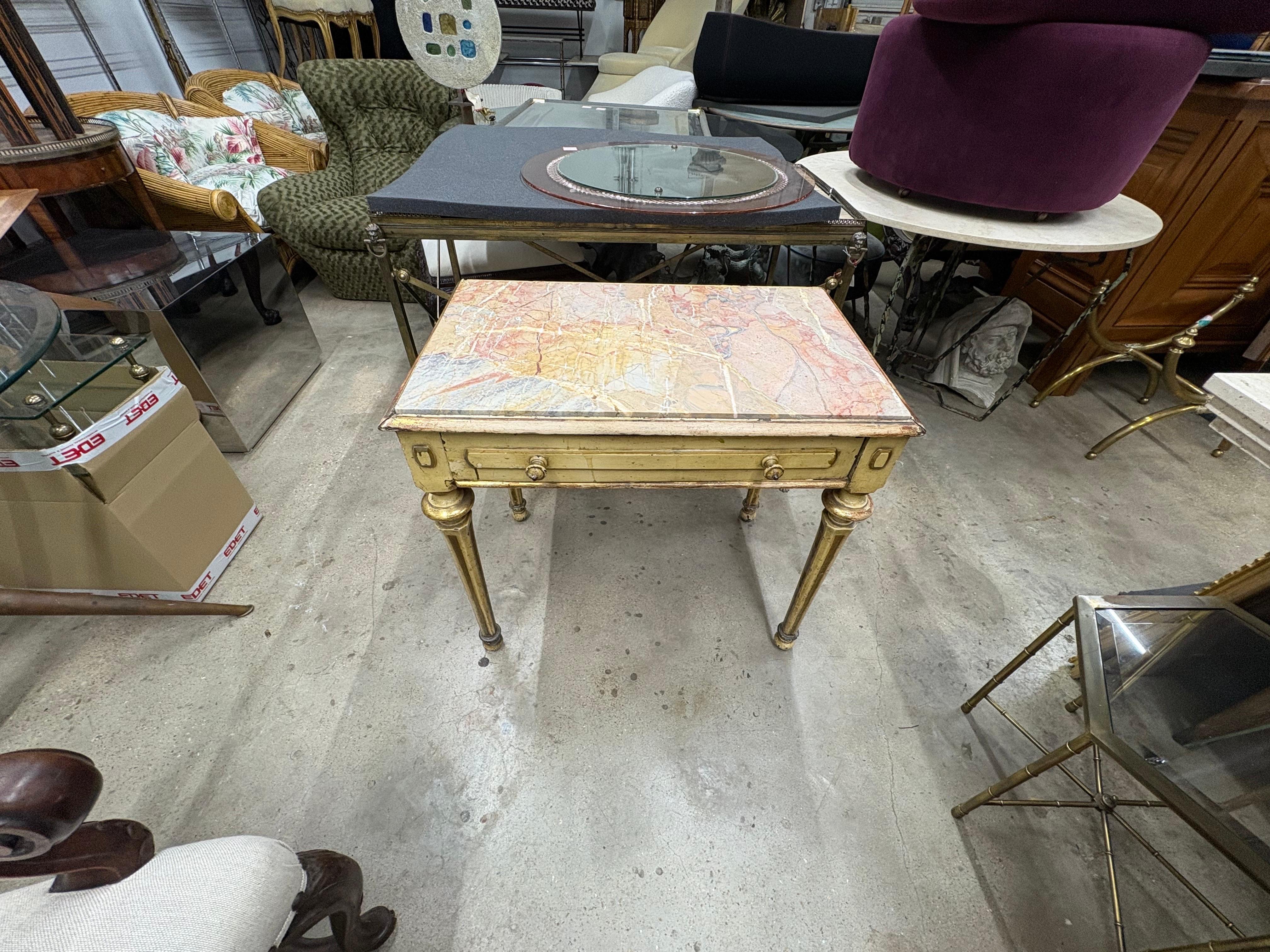 Bureau italien du 19ème siècle de style Louis XVI en vente 5