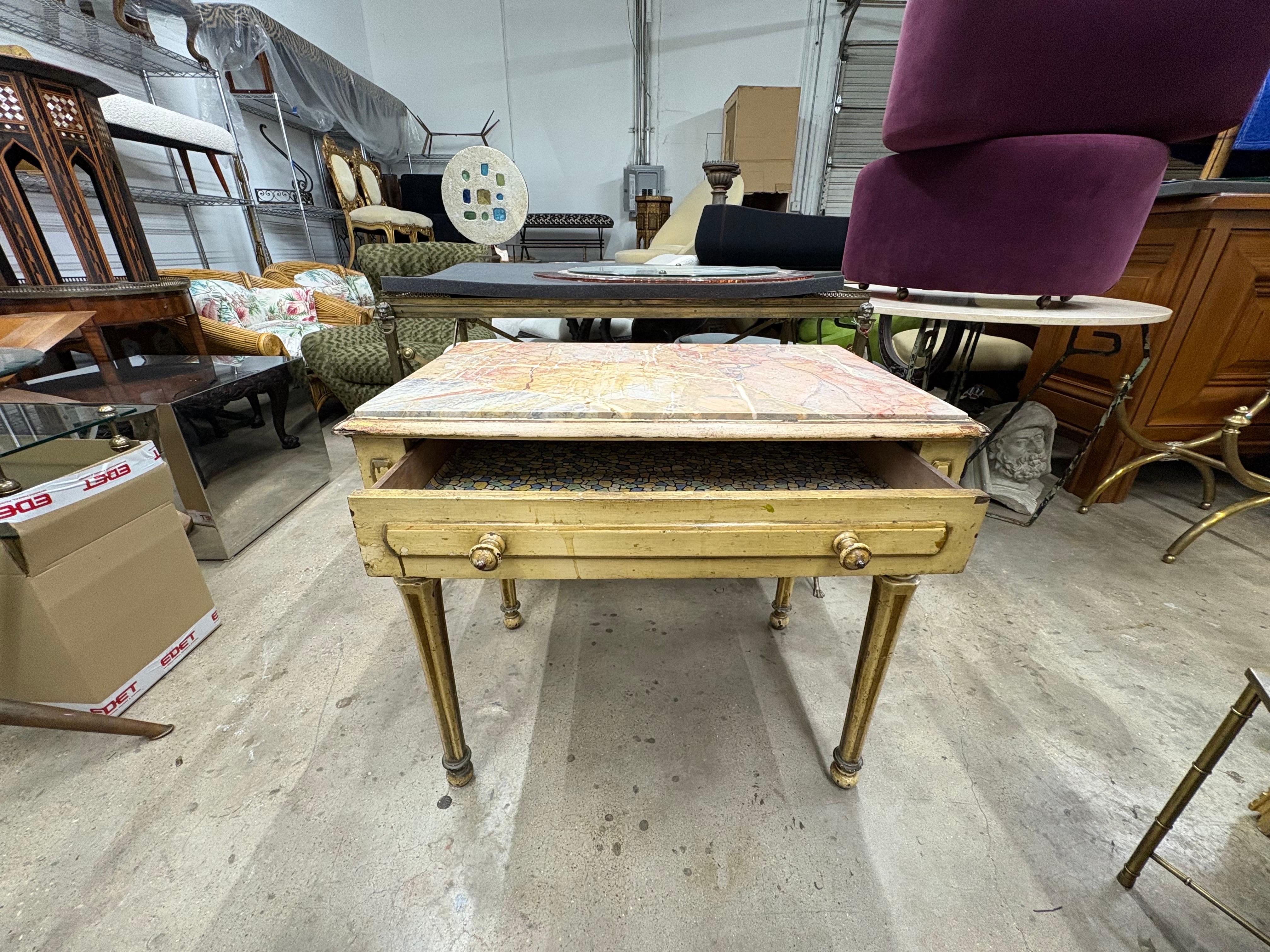 Bureau italien du 19ème siècle de style Louis XVI en vente 8