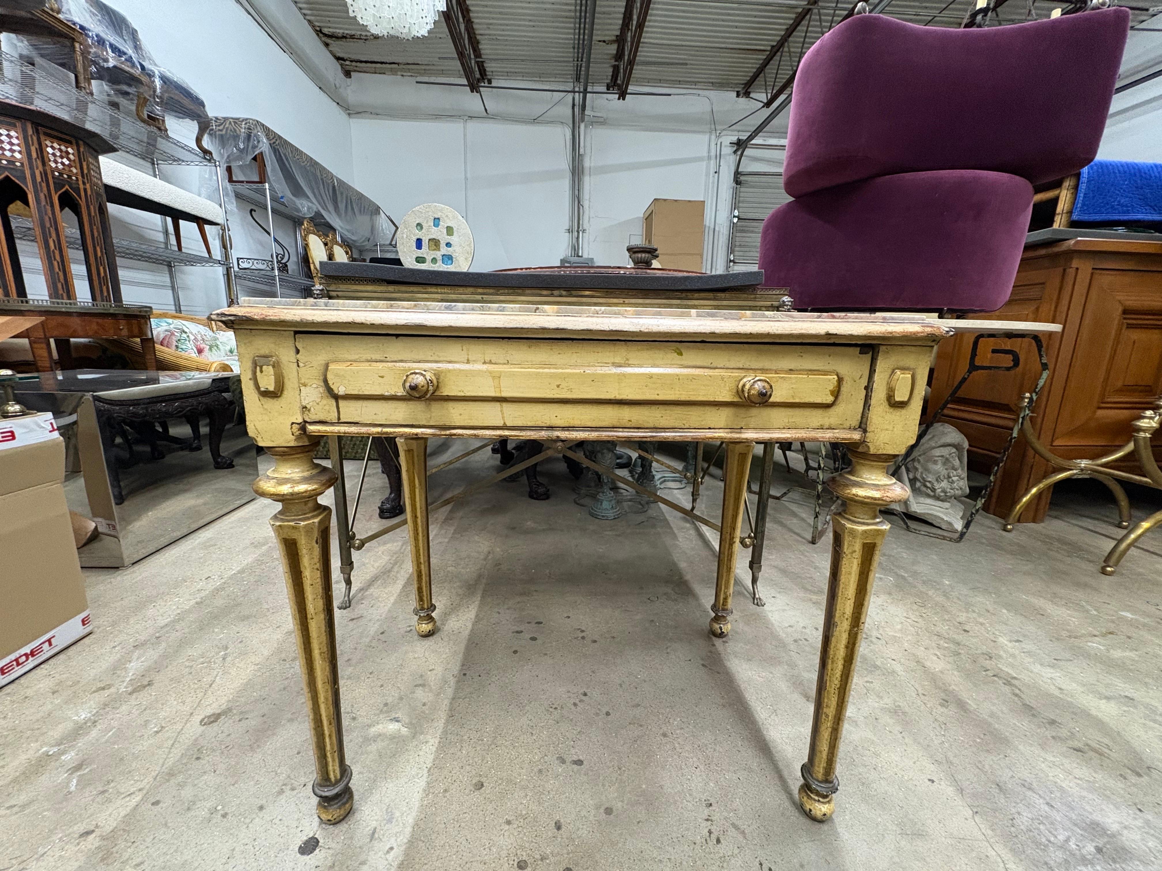 Bureau italien du 19ème siècle de style Louis XVI Bon état - En vente à Houston, TX