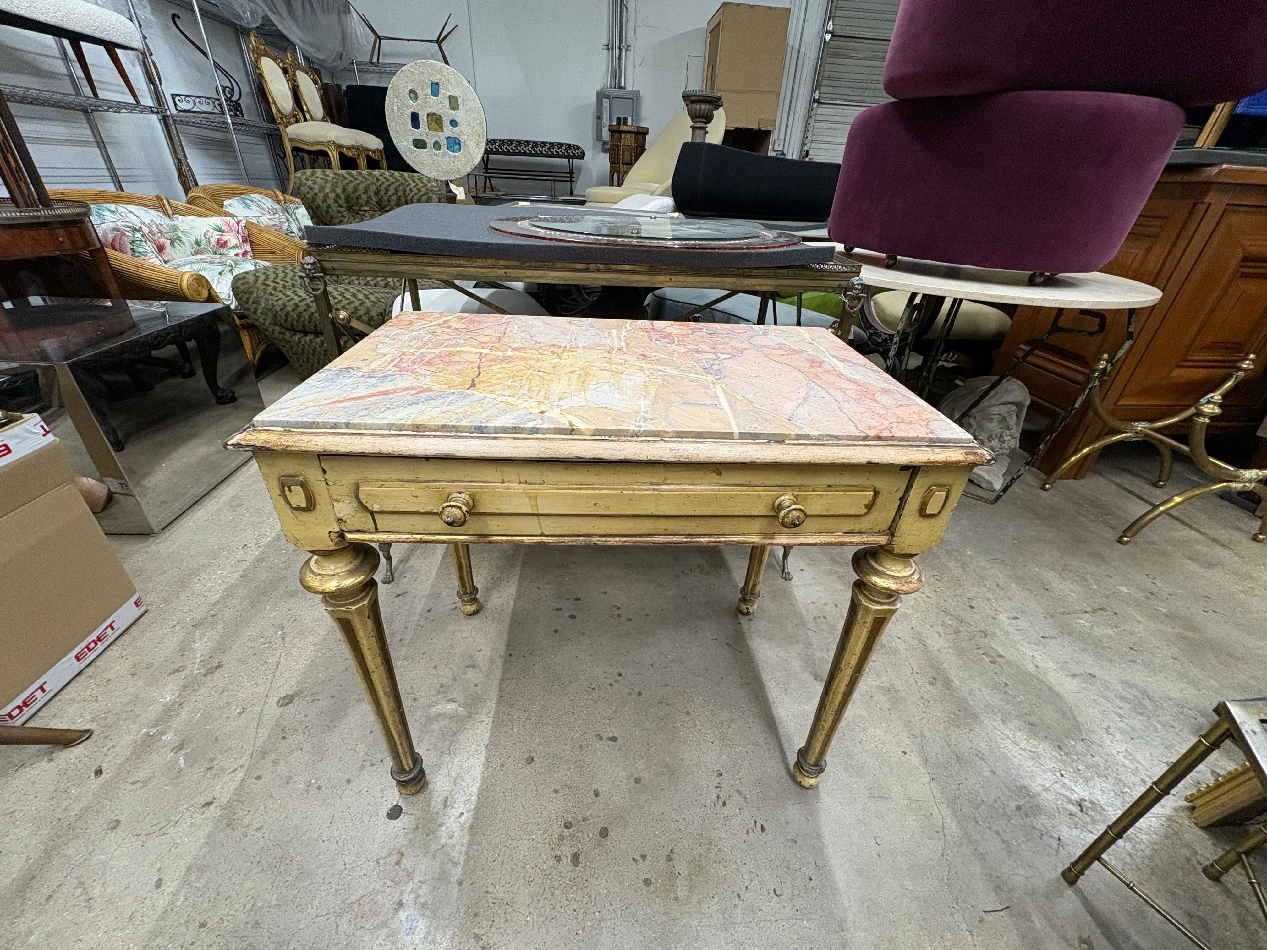 Bureau italien du 19ème siècle de style Louis XVI en vente 1