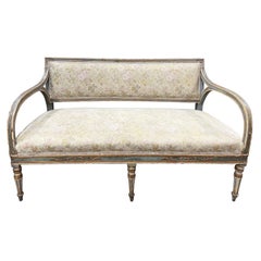 Antique 19th Century Italian Louis XVI Style Sofa