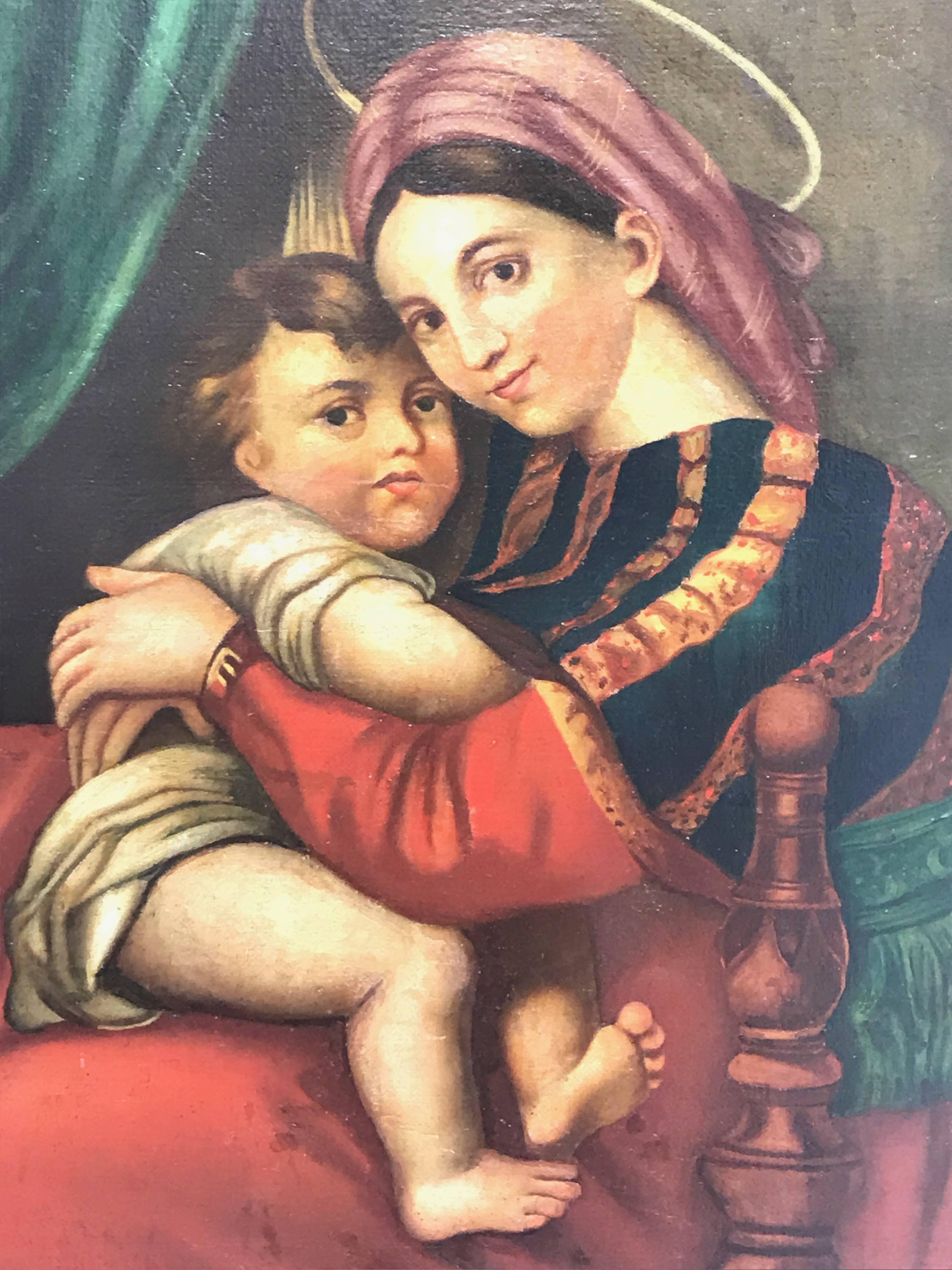 madonna of the chair by raphael