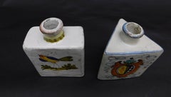 19th Century Italian Majolica Bottles