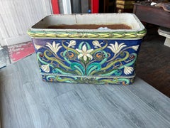 19th Century, Italian Majolica Cistern