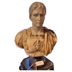 19th Century Italian Marble bust of Caesar Augustus