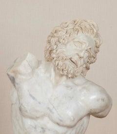 19th Century Italian Marble Bust of Trojan Priest Laocoon
