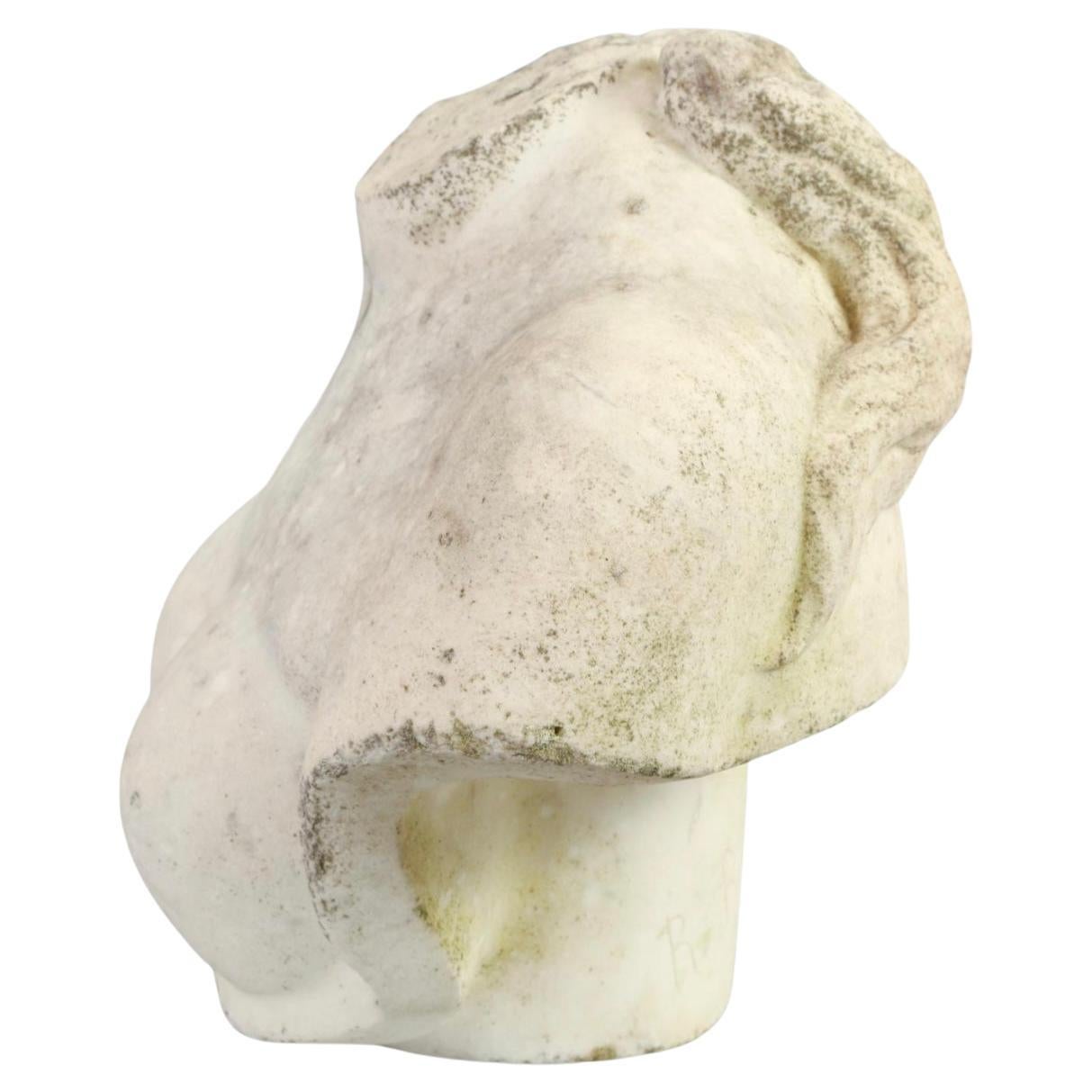 Busto de mármol italiano del siglo XIX sin cabeza, de Raffaello Battelli Neoclásico en venta