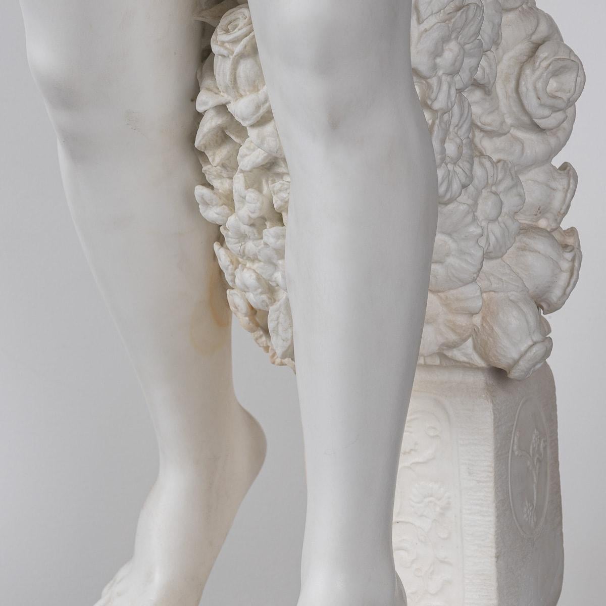 Italienische Marmorfigur eines Akts aus dem 19. Jahrhundert, Adolfo Cipriani (1880-1930) im Angebot 9