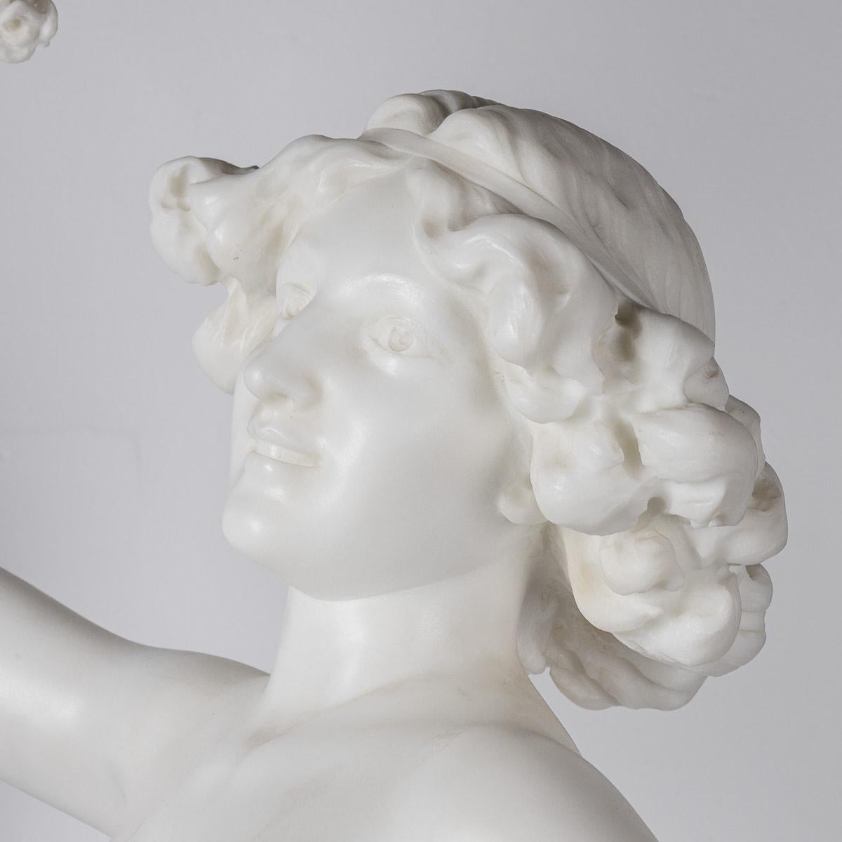 19th Century Italian Marble Figure Of A Nude, Adolfo Cipriani (1880-1930) For Sale 13