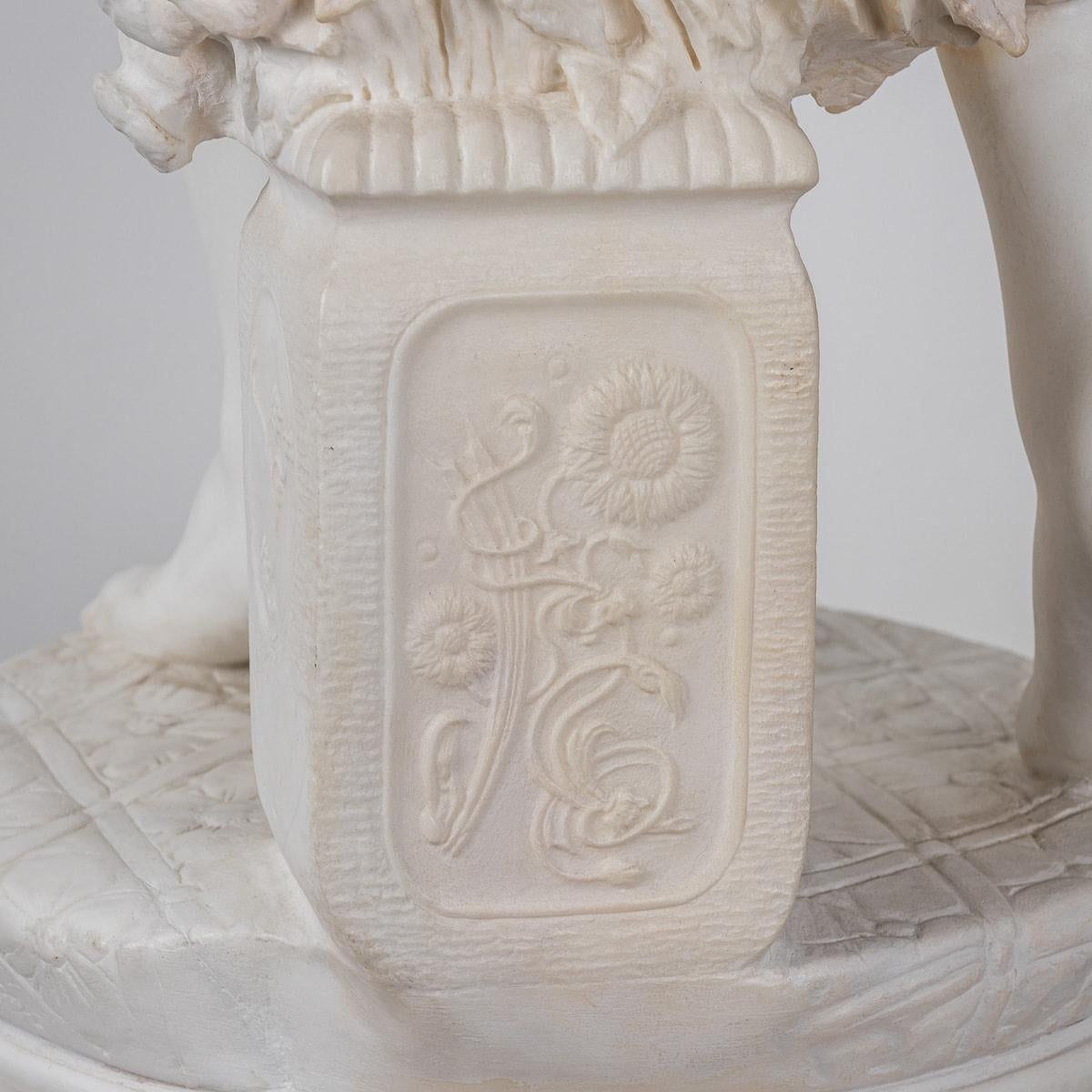 19th Century Italian Marble Figure Of A Nude, Adolfo Cipriani (1880-1930) For Sale 15