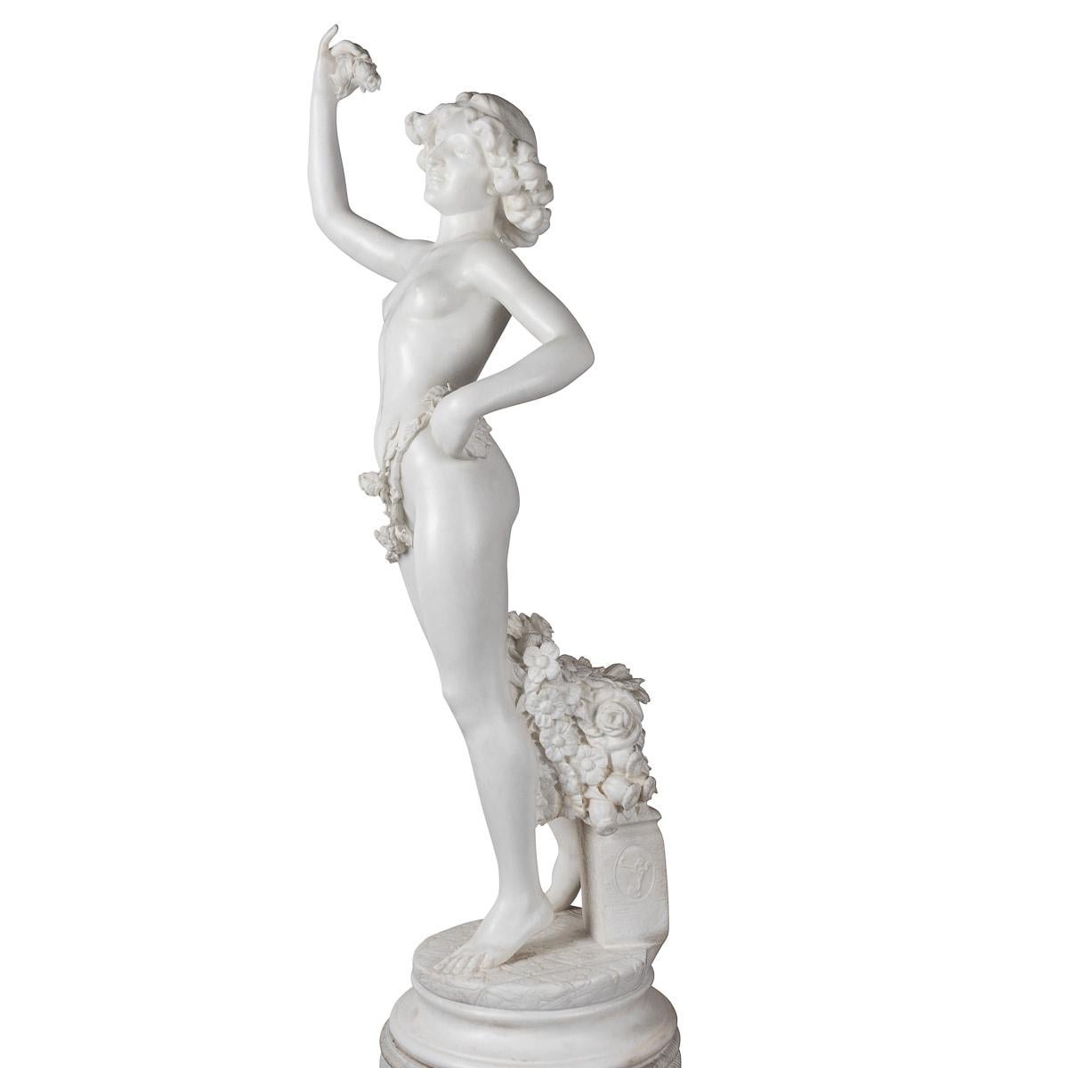 Other 19th Century Italian Marble Figure Of A Nude, Adolfo Cipriani (1880-1930) For Sale