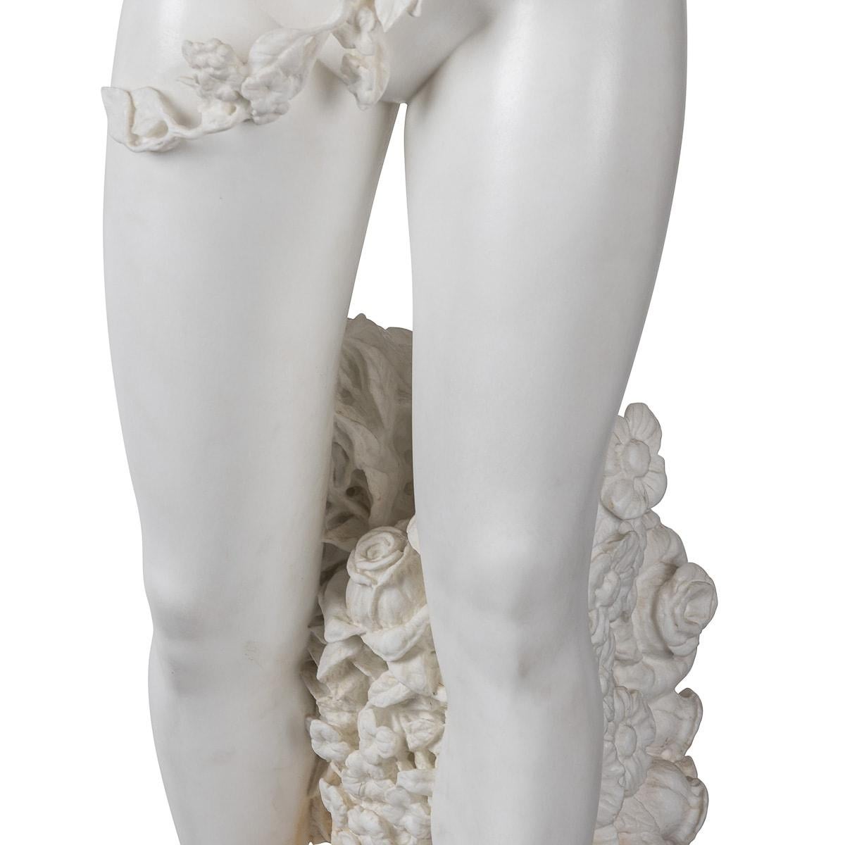 Figure d'un nu, Adolfo Cipriani (1880-1930), Italie, marbre du 19e siècle en vente 2