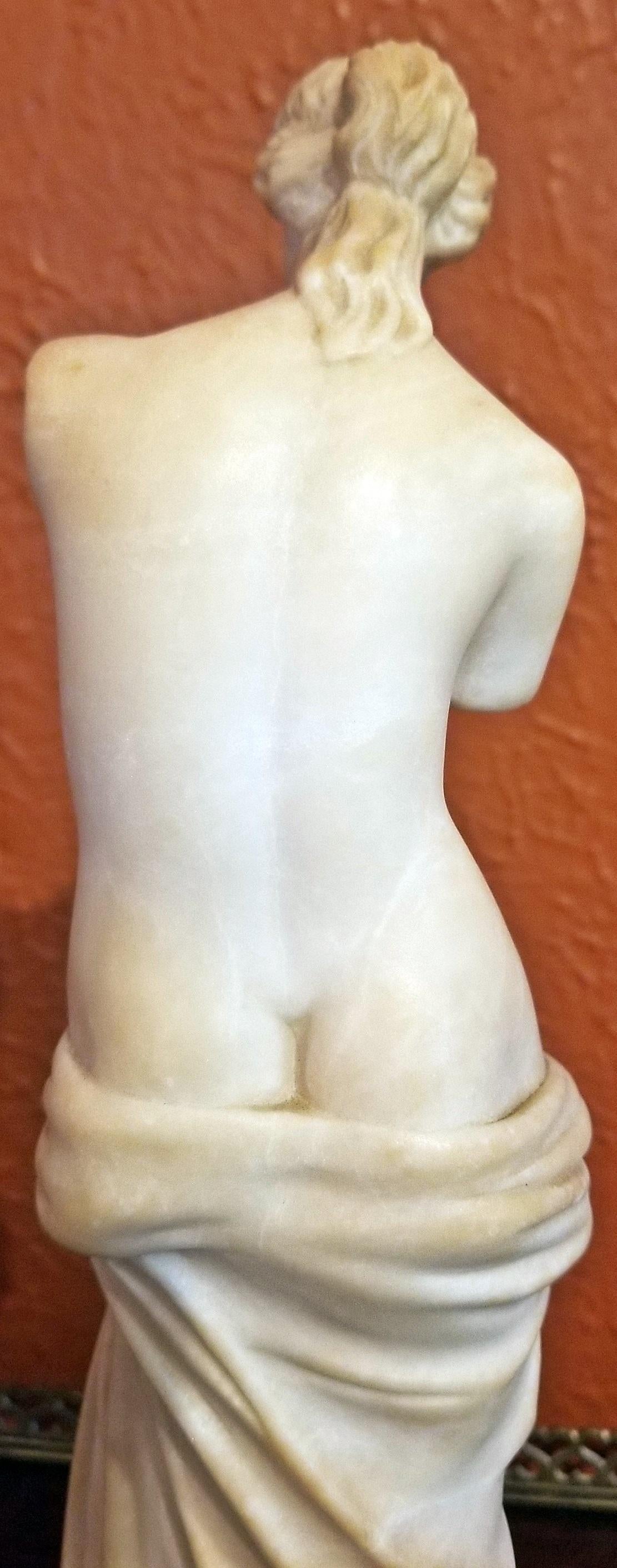 19th century Italian Marble Figurine of Venus De Milo 5
