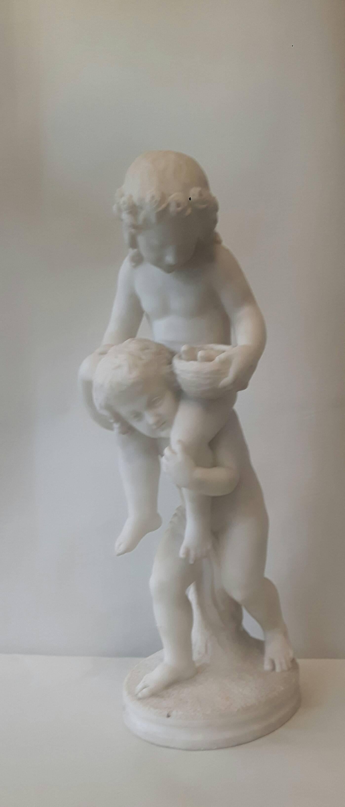 19th Century Italian Marble Group For Sale 1